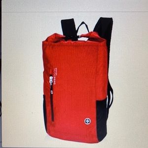 SWISSDIGITIAL GOOSE FOLDABLE BACKPACK SD1594-42 RED NWT